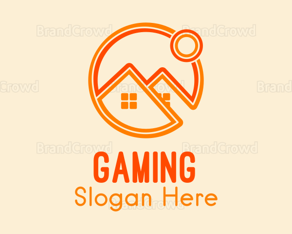 Orange House Realtor Logo