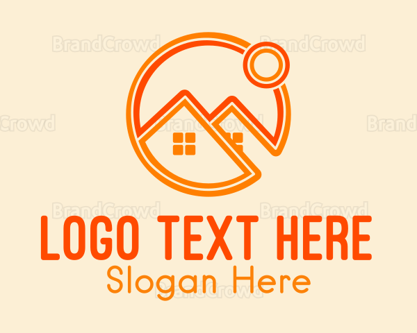 Orange House Realtor Logo