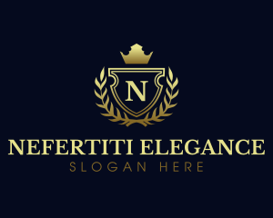 Elegant Crest Shield logo design