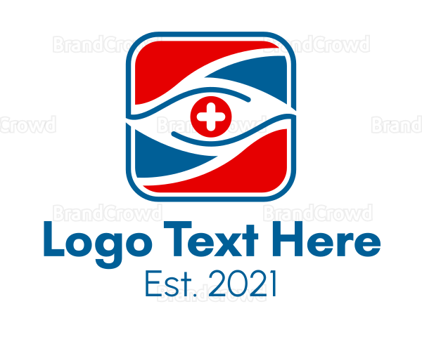 Hospital Medical Eye Logo