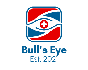 Hospital Medical Eye  logo design