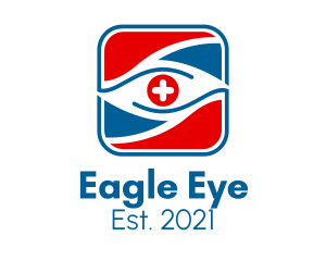 Hospital Medical Eye  logo design