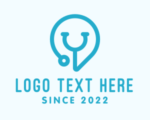 Volunteering - Pediatric Stethoscope Pin logo design