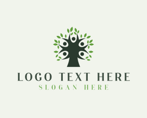 Wellness Spa Tree Logo