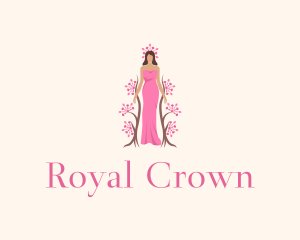 Princess Flower Tree logo design