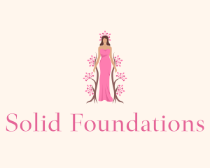 Jewelry - Princess Flower Tree logo design