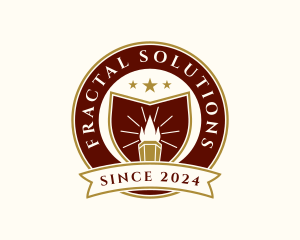 Academy Torch Education School logo design