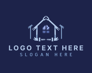 Home Improvement - House Renovation Construction logo design