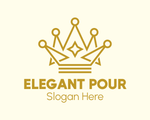 Elegant Royal Crown logo design