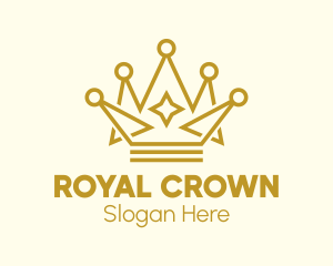 Elegant Royal Crown logo design