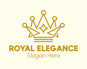 Elegant Royal Crown logo design