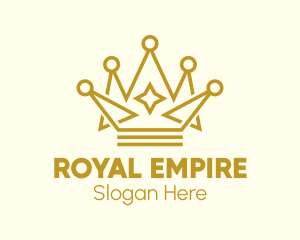 Elegant Royal Crown logo design