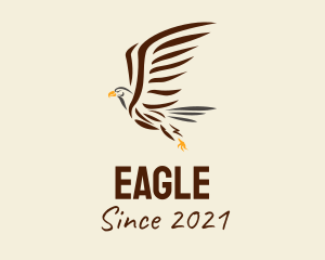 Wild Eagle Bird  logo design