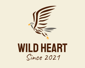 Wild Eagle Bird  logo design