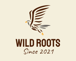 Wild Eagle Bird  logo design