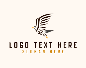 Animal - Wild Eagle Bird logo design