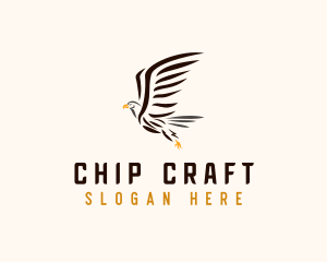 Wild Eagle Bird  logo design