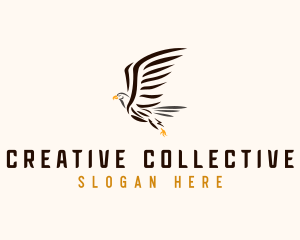 Wild Eagle Bird  logo design