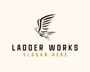 Wild Eagle Bird  logo design