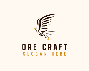 Wild Eagle Bird  logo design