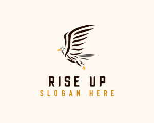 Wild Eagle Bird  logo design