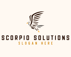 Wild Eagle Bird  logo design