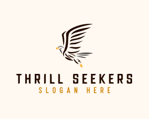 Wild Eagle Bird  logo design