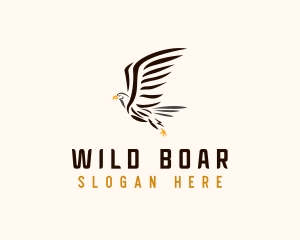 Wild Eagle Bird  logo design