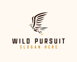 Wild Eagle Bird  logo design