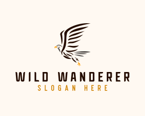 Wild Eagle Bird  logo design