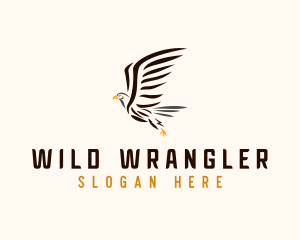 Wild Eagle Bird  logo design