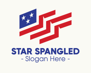 American - Patriot American Flag logo design