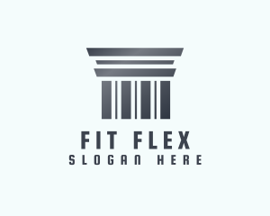 Law Firm - Silver Greek Pillar logo design