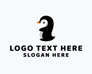 Cute - Penguin Animal Bird logo design