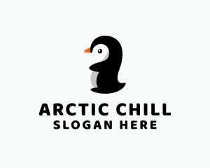 Penguin Animal Bird logo design