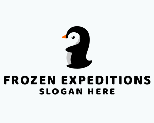 Antarctica - Penguin Animal Bird logo design