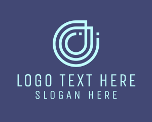 Lettermark - Modern Company Letter D logo design