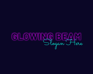 Neon Business Signature logo design