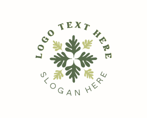 Flower - Eco Leaf Flower logo design