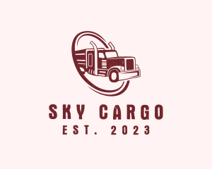 Shipping Logistic Truck logo design