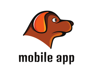 Cute - Brown Dachshund Dog logo design