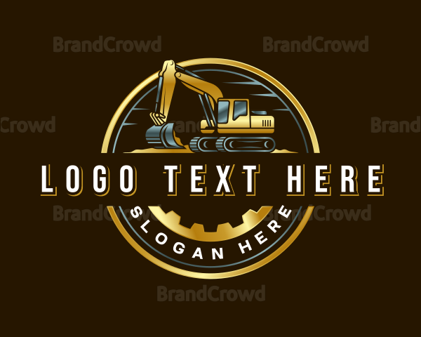 Heavy Duty Excavator Builder Logo