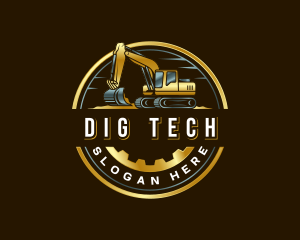 Heavy Duty Excavator Builder logo design