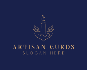 Candle Artisanal Souvenir logo design