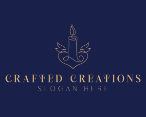 Artisanal - Candle Artisanal Souvenir logo design