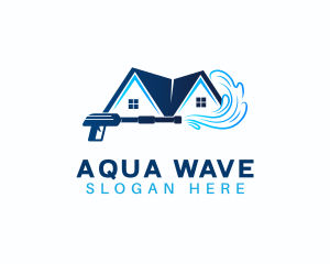 House Cleaning Washer   logo design