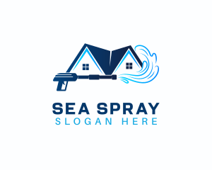 House Cleaning Washer   logo design