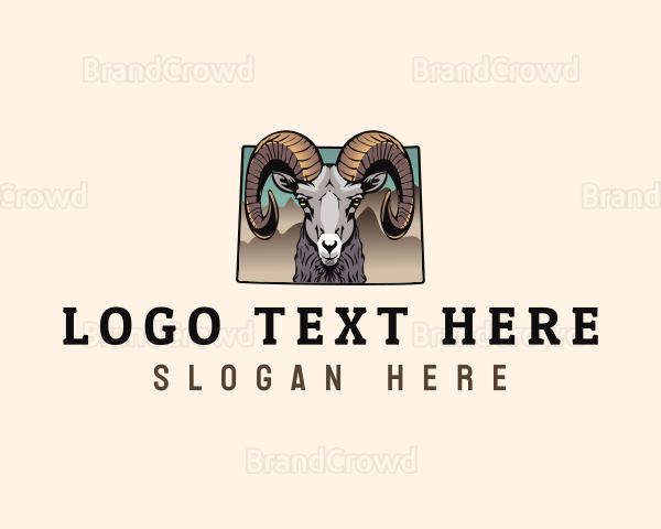 Bighorn Sheep Colorado Logo