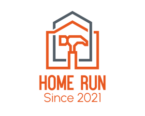 Home Builder Hammer logo design