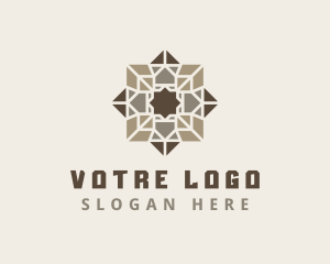 Tile Pattern Flooring Logo